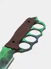 Желтый нож деревянный