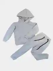 Серый костюм спортивный детский утепленный