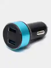 Синий автомобильное зарядное устройство 2 USB 3.1 А / разветвитель прикуривателя