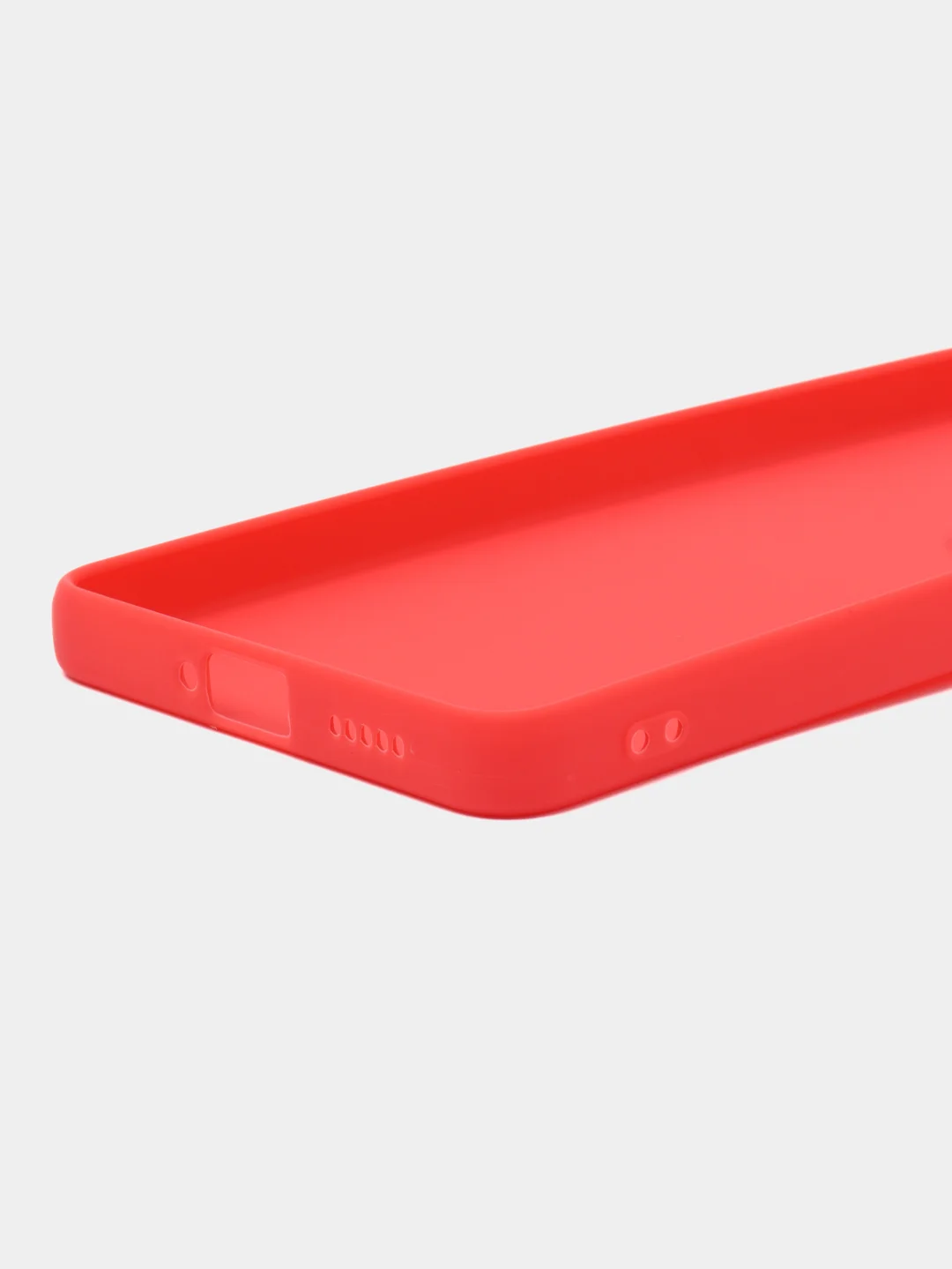 Красный чехол для Xiaomi Redmi Note 12 Pro 5G / Poco X5 Pro 5G силиконовый, матовый, прозрачный