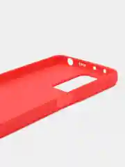 Красный чехол для Xiaomi Redmi Note 12 Pro 5G / Poco X5 Pro 5G силиконовый, матовый, прозрачный
