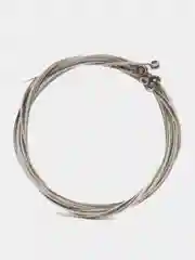 Струны для акустической гитары Metall, нержавеющая сталь, комплект из 6 струн,