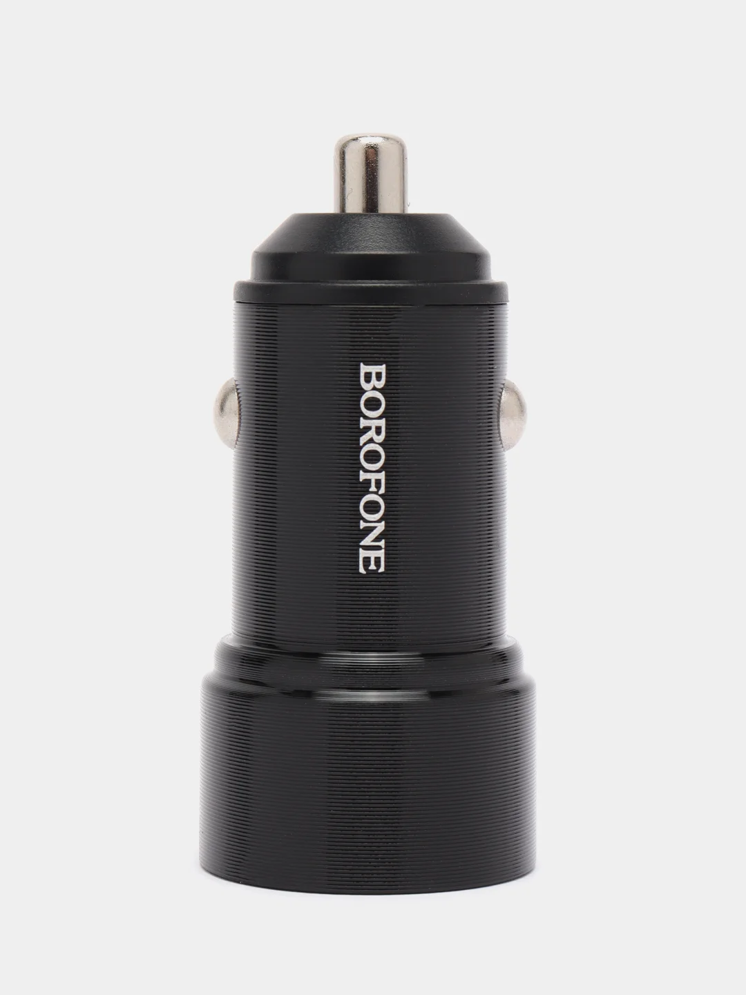 Черный автомобильное зарядное устройство Borofone BZ19 2.4A, для Lightning / Micro-USB / Type-C
