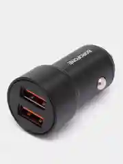 Черный автомобильное зарядное устройство Borofone BZ19 2.4A, для Lightning / Micro-USB / Type-C