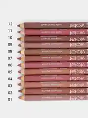 Карандаш для губ Violet Waterproof Lipstick, с точилкой, 12 цветов