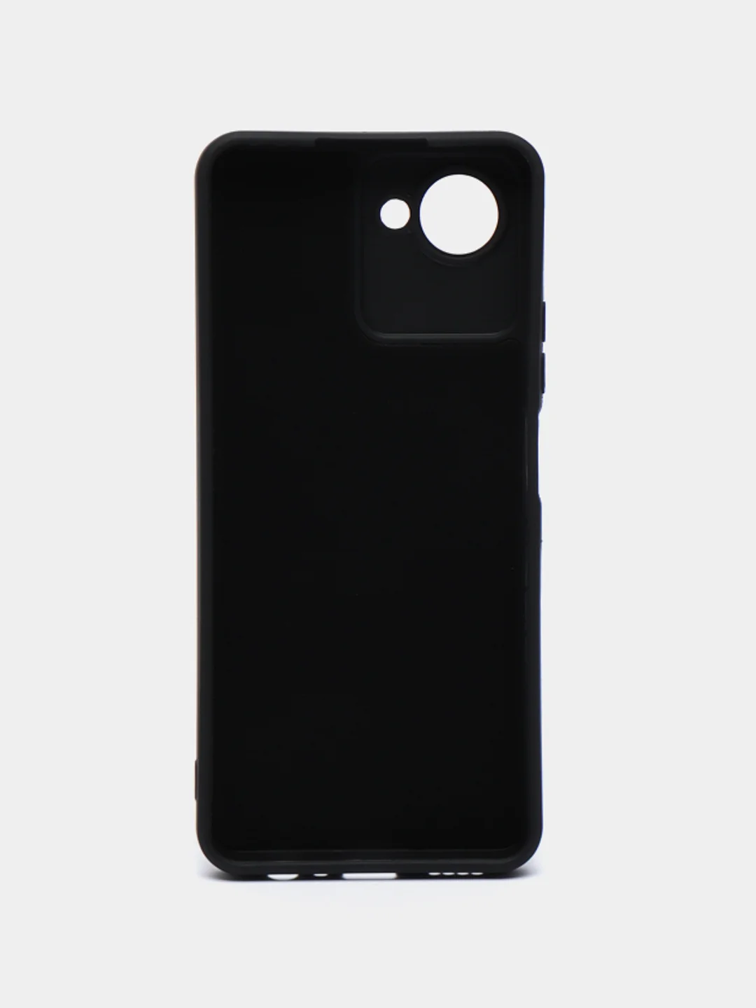 Черный чехол Realme C30 C30s Narzo 50i Prime Реалми С30 силиконовый цветной с мягким подкладом