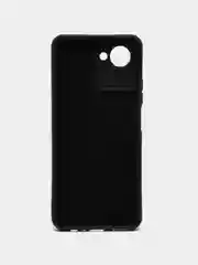 Черный чехол Realme C30 C30s Narzo 50i Prime Реалми С30 силиконовый цветной с мягким подкладом