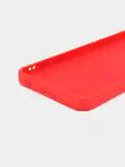 Красный чехол Realme C30 C30s Narzo 50i Prime Реалми С30 силиконовый цветной с мягким подкладом
