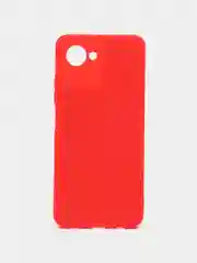 Красный чехол Realme C30 C30s Narzo 50i Prime Реалми С30 силиконовый цветной с мягким подкладом