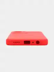 Красный чехол Realme C30 C30s Narzo 50i Prime Реалми С30 силиконовый цветной с мягким подкладом