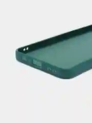 Тёмно-зелёный чехол для Realme C33 / Реалми С33 силиконовый, цветной, с мягким подкладом