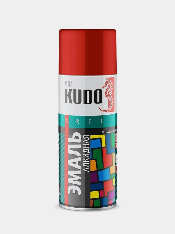 Эмаль универсальная KUDO 3P TECHNOLOGY Желтый RAL 1018 520мл