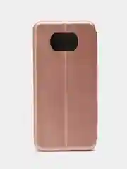 Розовый чехол книжка Poco X3/ Poco X3 Pro