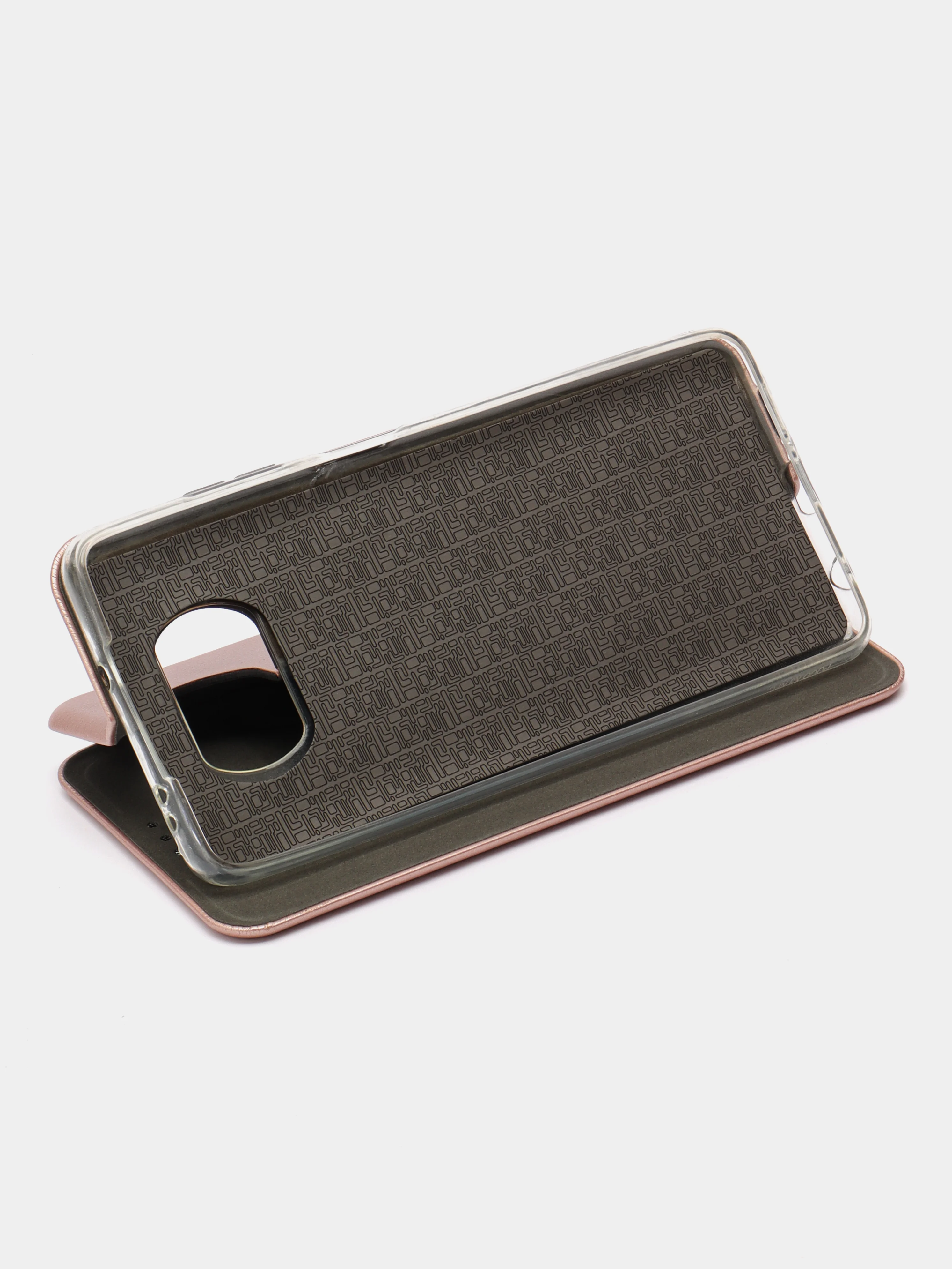 Розовый чехол книжка Poco X3/ Poco X3 Pro