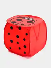 Красный корзина для игрушек