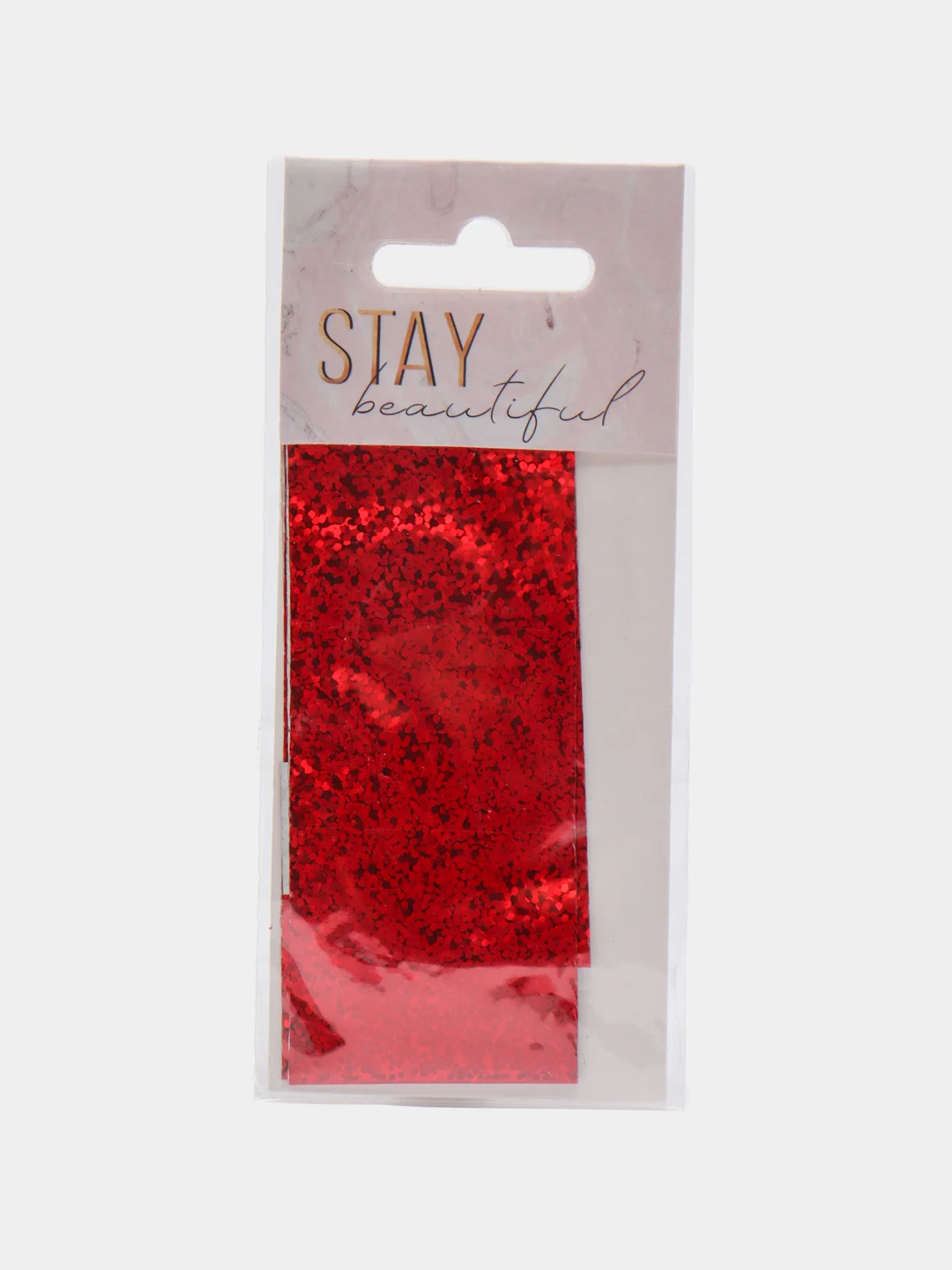 Переводная фольга для дизайна ногтей Stay beautiful, 4 х 100 см
