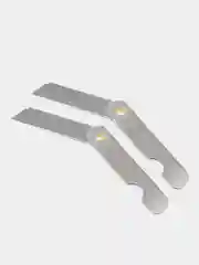 Белый канцелярский нож-лезвие, компактный, складной