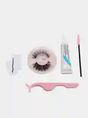 Бронзовый накладные ресницы многоразовые, клей, пинцет