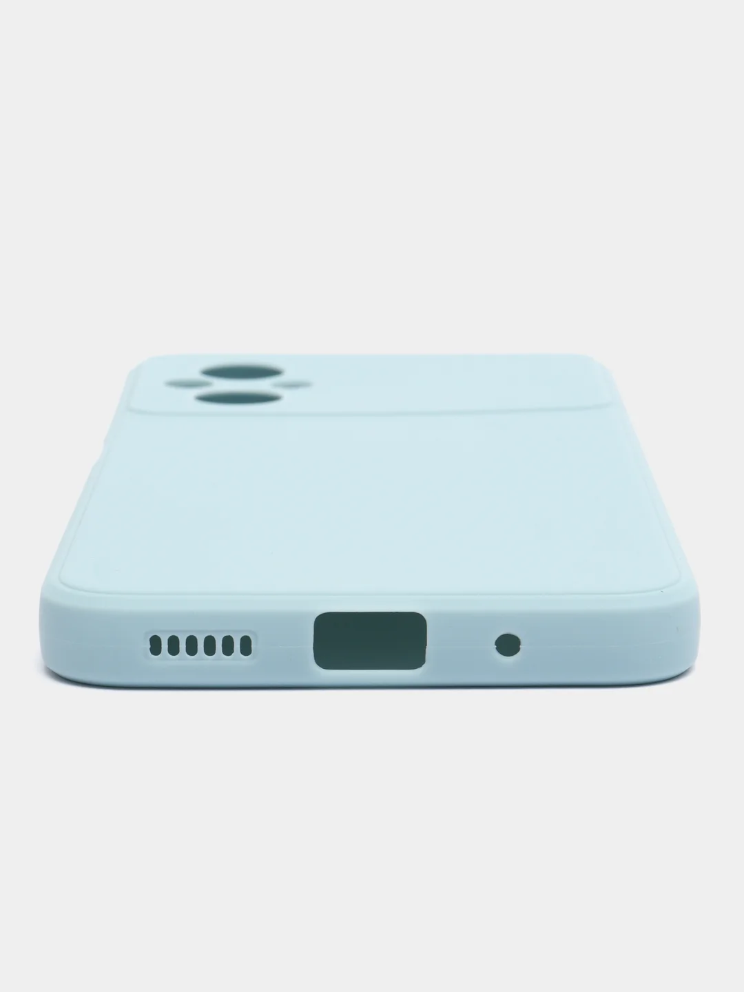 Мятный силиконовый чехол для Xiaomi POCO M5 4G / M4 5G (Поко М5 4Г / М4 5 Джи), прозрачный