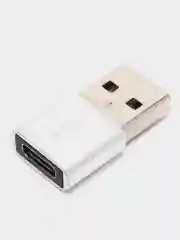 Серебряный адаптер, переходник USB Type-C на USB-A OTG для смартфона, планшета, мобильных устройств