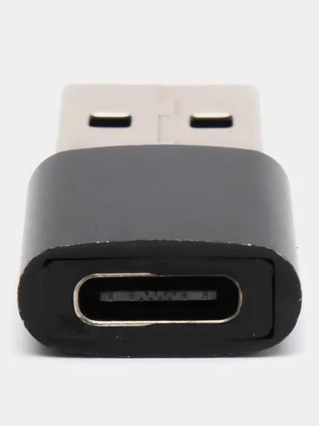 Черный адаптер, переходник USB Type-C на USB-A OTG для смартфона, планшета, мобильных устройств