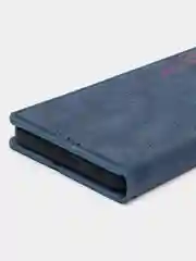 Синий чехол-книжка Rich Boss для Realme C30, экокожа, нубук, с визитницей