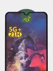 Защитное стекло для Tecno Spark 8C (Техно Спарк 8С), с черной рамкой