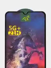 Защитное стекло для Tecno Spark 8C (Техно Спарк 8С) с черной рамкой