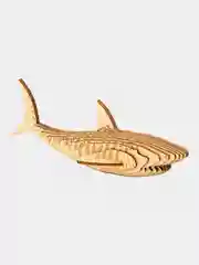 Деревянный конструктор UNIWOOD Акула/ Сборная модель/ 3D конструктор/ Фигурки животных