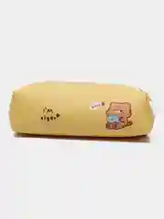 Желтый школьный пенал "Sweet" для канцелярии