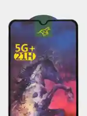 Защитное стекло для Tecno Spark 8C (Техно Спарк 8С), с черной рамкой