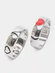 Серебряный кольца парные для влюбленных, кольца парные для подруг