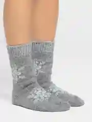 Серый женские шерстяные носки