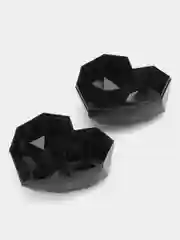 Подарочная коробка "Чёрное сердце", 18 х 18 х 12,5 см