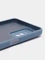 Синий меланж чехол для Realme C31 / Реалми С31 силиконовый, цветной, с мягким подкладом