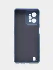 Синий меланж чехол для Realme C31 / Реалми С31 силиконовый, цветной, с мягким подкладом