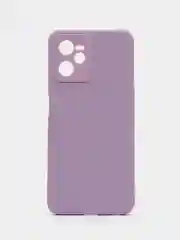 Сиреневый чехол для Realme C35 / Реалми С35 силиконовый, цветной, с мягким подкладом