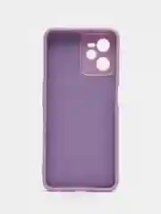 Сиреневый чехол для Realme C35 / Реалми С35 силиконовый, цветной, с мягким подкладом