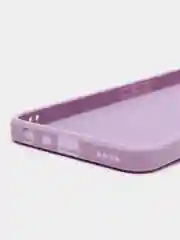Сиреневый чехол для Realme C35 / Реалми С35 силиконовый, цветной, с мягким подкладом