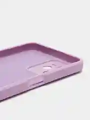 Сиреневый чехол для Realme C35 / Реалми С35 силиконовый, цветной, с мягким подкладом