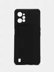 Черный чехол для Realme C31 / Реалми С31 силиконовый, цветной, с мягким подкладом