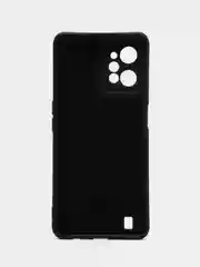 Черный чехол для Realme C31 / Реалми С31 силиконовый, цветной, с мягким подкладом