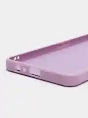 Сиреневый чехол для Realme C31 / Реалми С31 силиконовый, цветной, с мягким подкладом