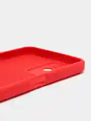 Красный чехол для Realme C35 / Реалми С35 силиконовый, цветной, с мягким подкладом