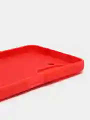 Красный чехол для Realme C33 / Реалми С33 силиконовый, цветной, с мягким подкладом