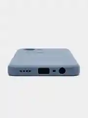 Синий меланж чехол Realme C30 C30s Narzo 50i Prime Реалми С30 силиконовый цветной с мягким подкладом