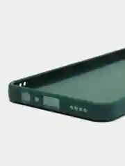 Тёмно-зелёный чехол Realme C30 C30s Narzo 50i Prime Реалми С30 силиконовый цветной с мягким подкладом