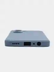 Синий меланж чехол для Realme C33 / Реалми С33 силиконовый, цветной, с мягким подкладом