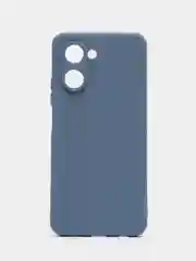 Синий меланж чехол для Realme C33 / Реалми С33 силиконовый, цветной, с мягким подкладом