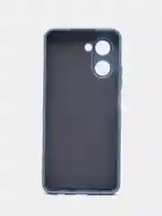 Синий меланж чехол для Realme C33 / Реалми С33 силиконовый, цветной, с мягким подкладом